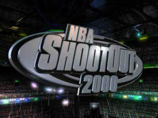 NBA ShootOut 2000 title screen for Playstation
